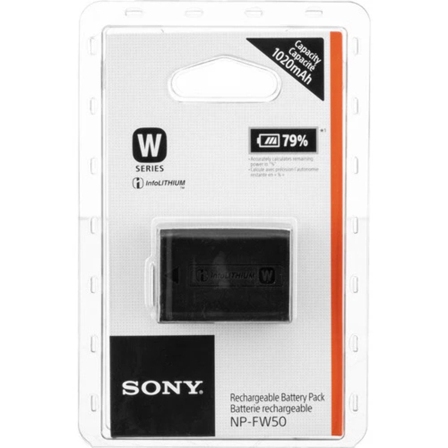 Sony NP-FW50 InfoLithium Rechargeable 7.3Wh 1020mAh Battery Sony NP-FW50 InfoLithium Rechargeable 7.3Wh 1020mAh Battery